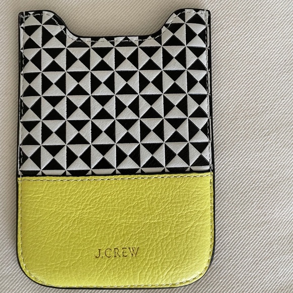 J. Crew Leather vintage card holder - Picture 1 of 1